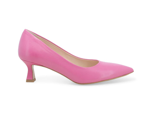 Melluso Décolleté Elegante Tacco Medio Tomaia Pelle Rosa D167W-237503